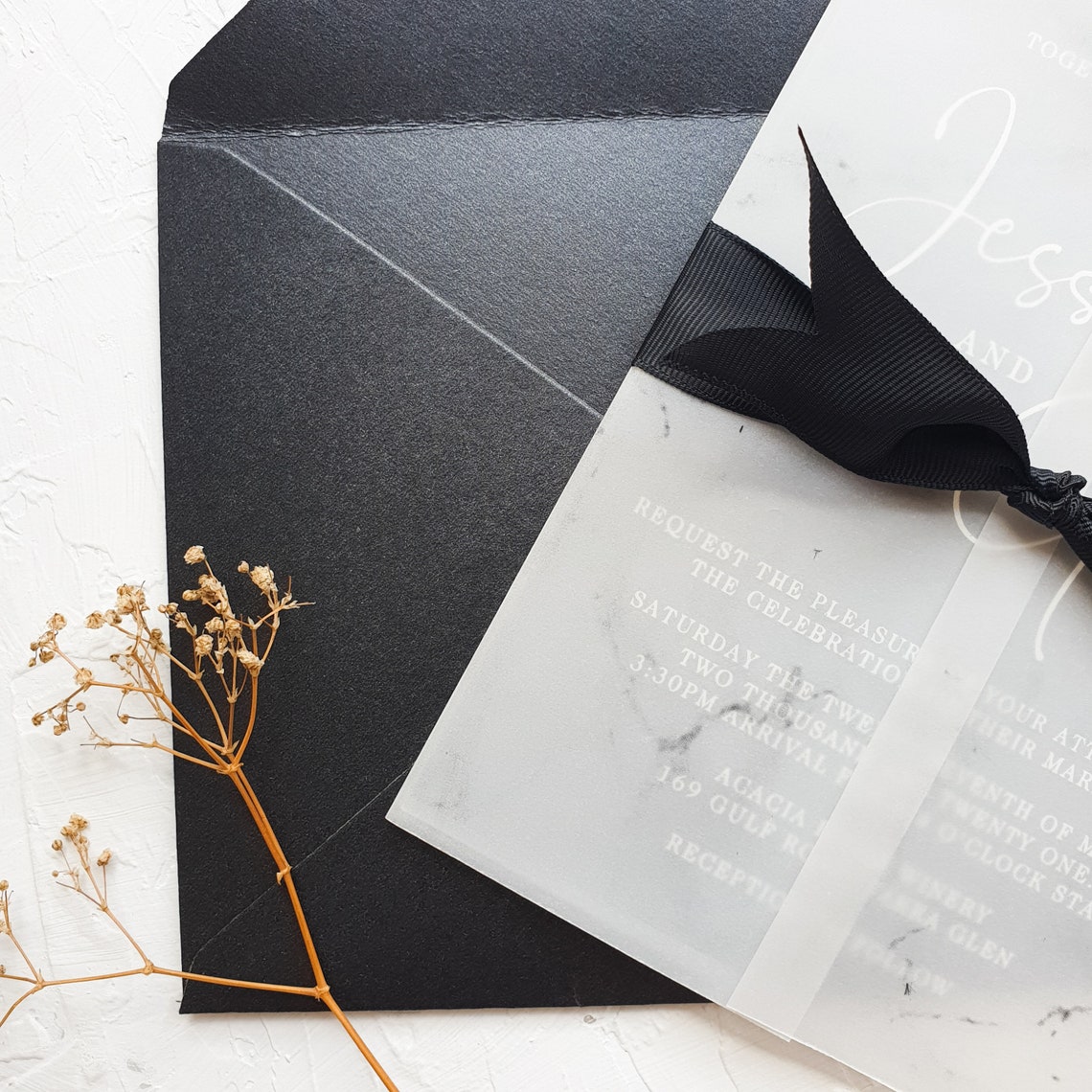 Marble Printed Vellum Jackets Translucent Paper Wrap for Etsy