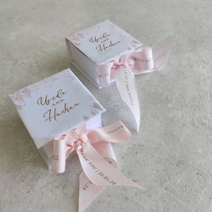 Boîte cadeau de mariage - boîte à gâteaux - boîte cadeau de mariage - boîtes sur mesure avec ruban - boîte de chocolats - boîte de bonbons - boîte cadeau - boîte à paniers