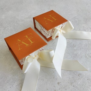 Boîte cadeau de mariage - boîte à gâteaux - coffret cadeau - boîtes matrimonio bomboniere avec ruban - boîte de chocolats - boîte de bonbons - boîte cadeau - boîte à paniers