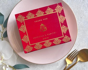 Custom Indian Wedding Favor Boxes: Palaharam Sweet Treat Box (Set of 100)