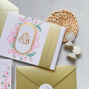 Ganesha Einladung, Hindu Hochzeitseinladung, Indische Hochzeit, Sri Lanka Hochzeit, Tamil Einladung
