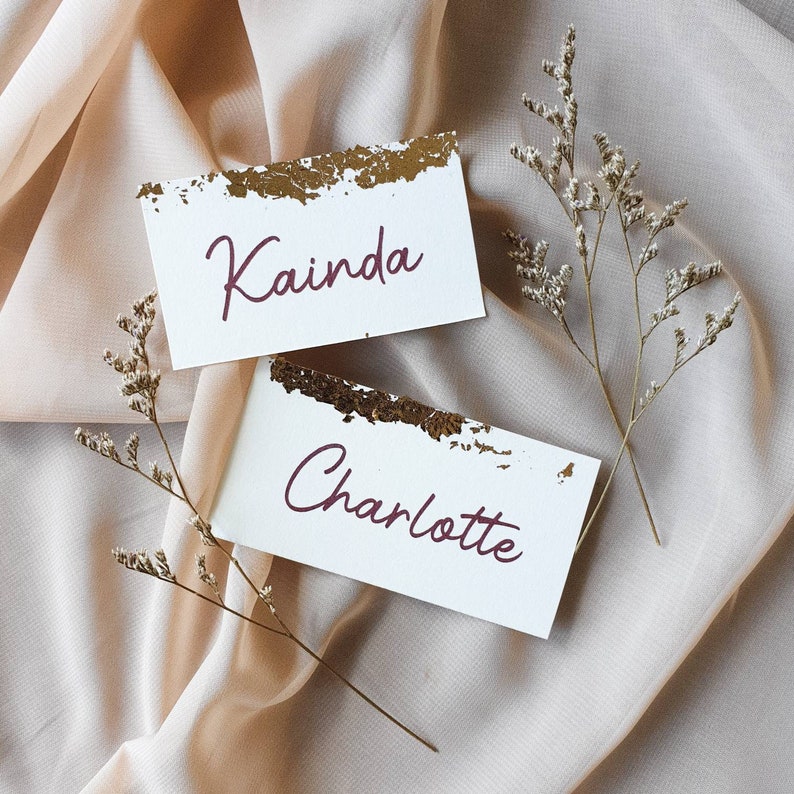 Placement Cards for Weddings Birthdays Dinner Party/ Unique Etsy