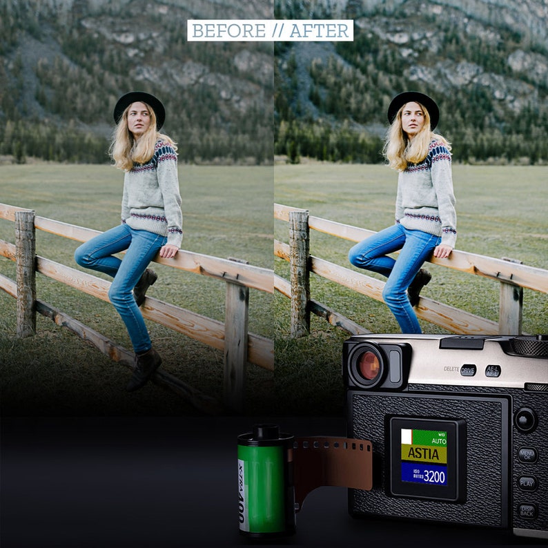 Fuji Film Color Profile 3DLUTS Lightroom Premiere (Download