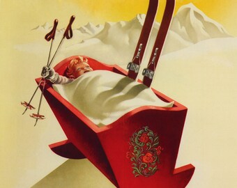 Images Maine Eaton Sugarloaf Born To Ski Cradle Baby Skiing Winter Etsy dernière par