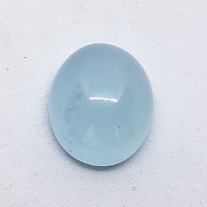 Natural Aquamarine 12x10 Mm Oval-shaped Milky Cabochon Nice - Etsy