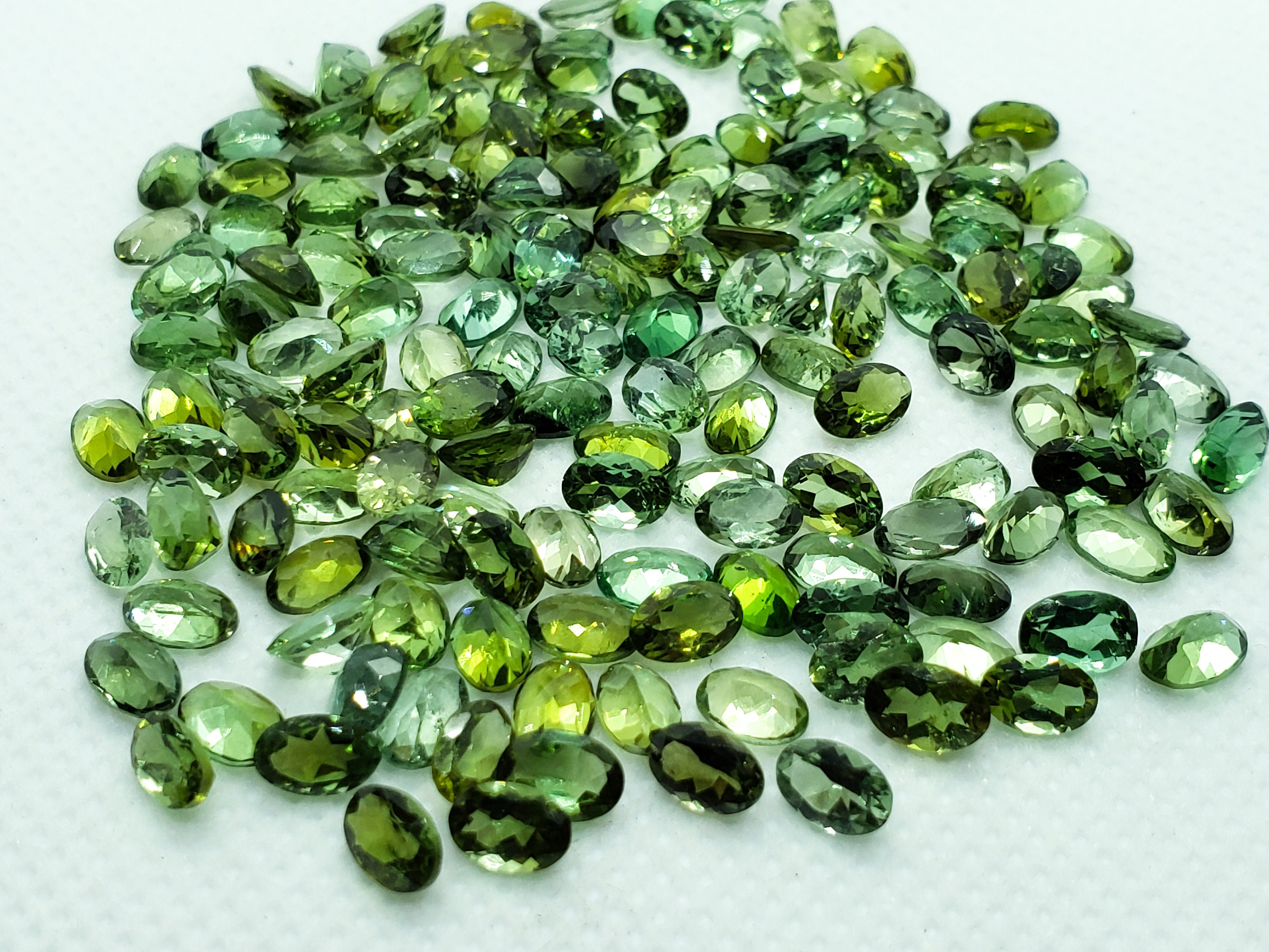 6X6 To 9X9mm 6 PCs A-One Quality 100/% Natural Green Tourmaline Gemstone Heart Shape Faceted Drilled Loose Gemstone For Making Jewelry 11 Ct