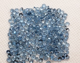 アクアマリンのラウンドシェイプ28ピース3.39ct TAKE-UP ONLINE SHOP