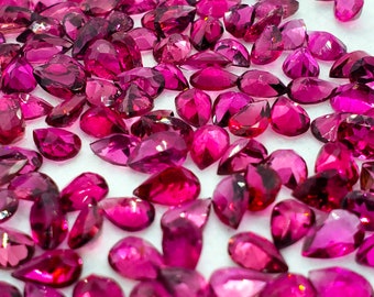 Natural pink Tourmaline 4x3/5x3/5x4/6x4/6x5/7x5/8x5/8x6/9x6 mm Pear-shaped Faceted,calibrated,Rubylight Tourmaline,Quality-VS,Rubylight Pink
