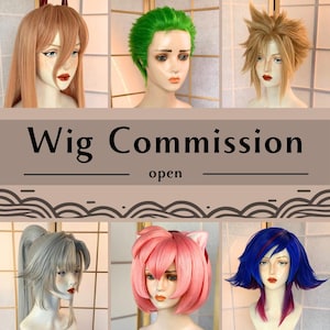 Cosplay Wig Commission - Contact us before buying!