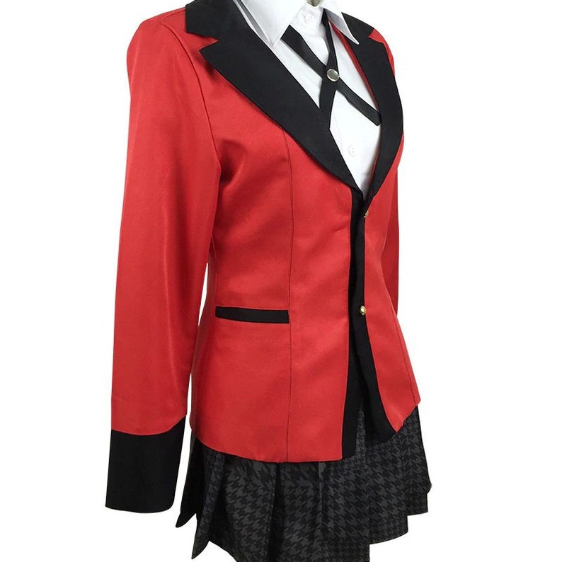 Yumeko Jabami Cosplay Kostuum Anime Bet Kegurui Hete Cool afbeelding 4