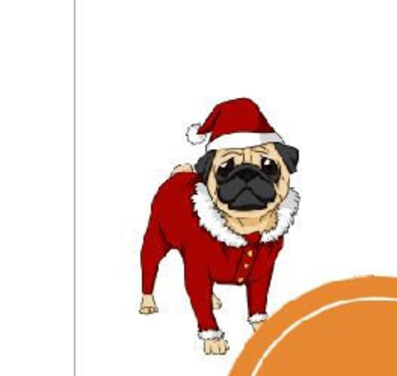 Download Christmas pug bundle svg. Digital stickers. pug christmas ...
