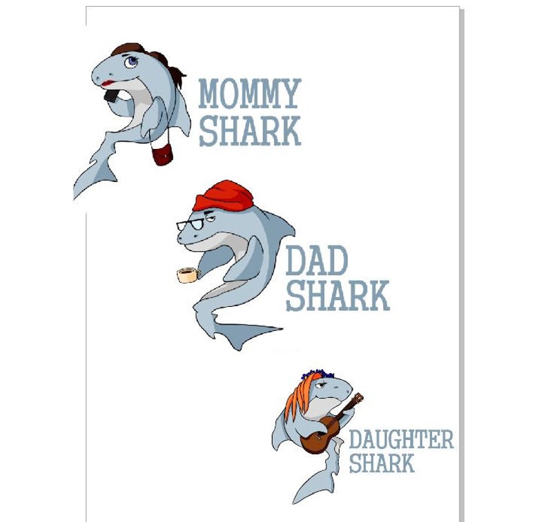 Free Free 265 Daddy Shark Shirt Svg SVG PNG EPS DXF File
