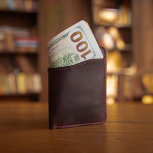 Unisex wallet WAVE - Medium Leather wallet & Cart holder