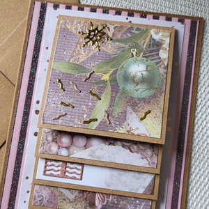 Carte de Noël cascade magique