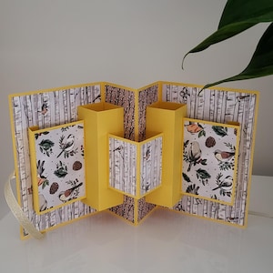 Grande carte pop up  "Vent d'hiver"
