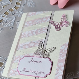 Carte double "treillis"