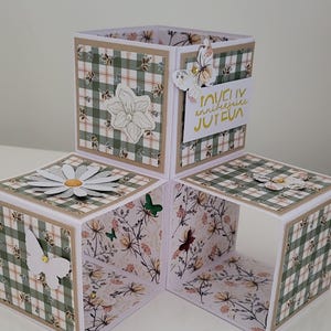 Carte pop up cubes