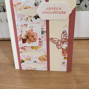 Carte double "treillis"
