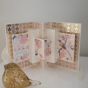 Grande carte pop up  "Or "