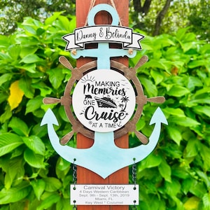 Custom Cruise Tracker Door Sign