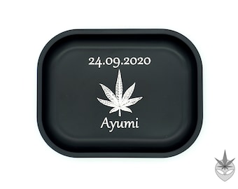 Personalisierte Drehunterlage / Tabak Auffangschale / Customized Rolling Tray / Rolling Tablet / Drehschale mit Wunschdesign Wunschgravur