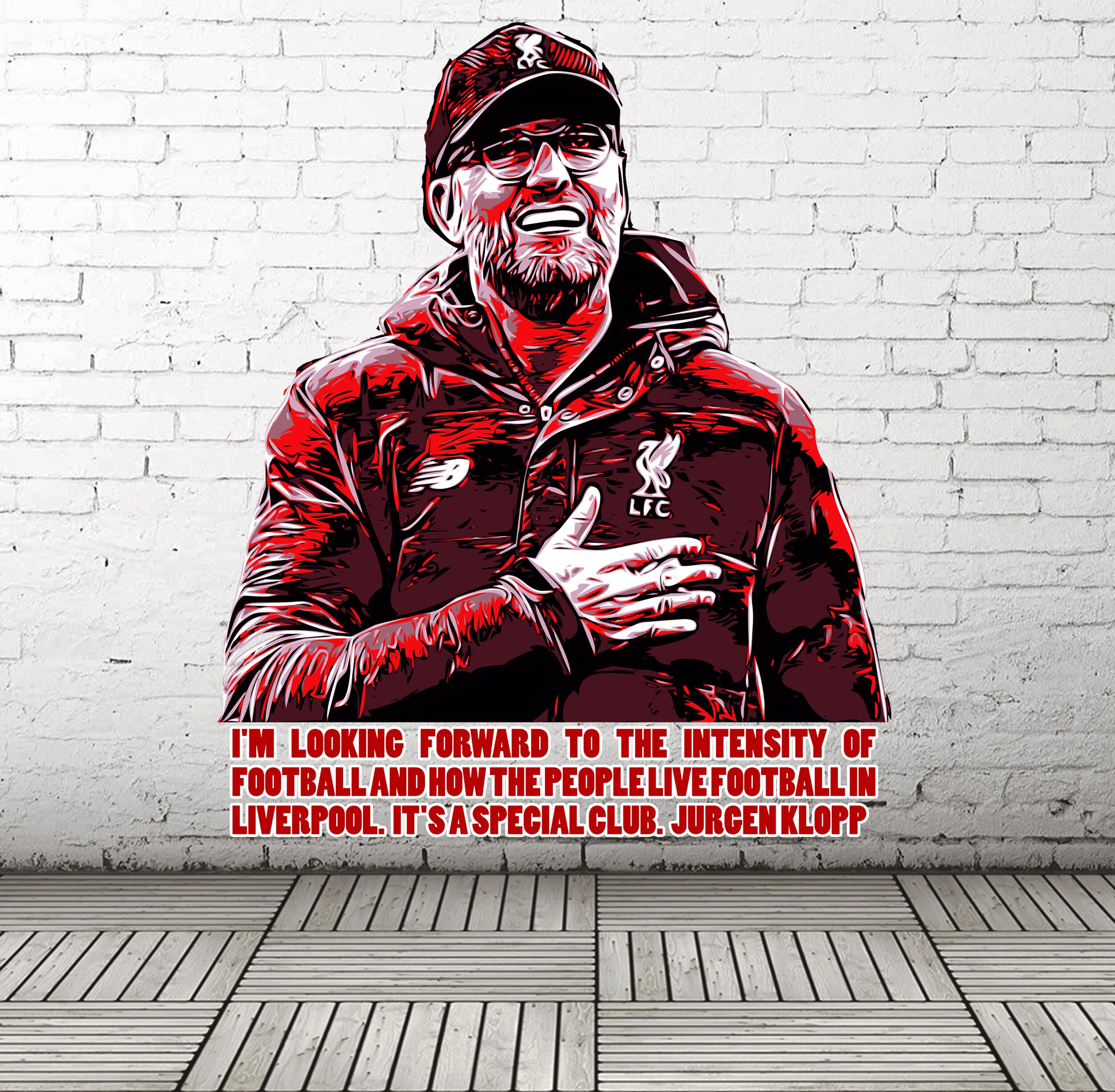 Jurgen Klopp Liverpool FC Quote Wall Sticker Football Games Etsy