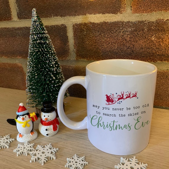 May You Never Be Too Old To Search The Skies On Christmas Eve Etsy
