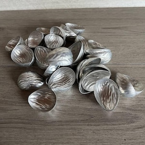 Vintage aluminum metal cookie mold walnuts Half cookie mold Food mold Bakery Baking nuts cooking Baking dish Shapes for baking Set 37 Soap