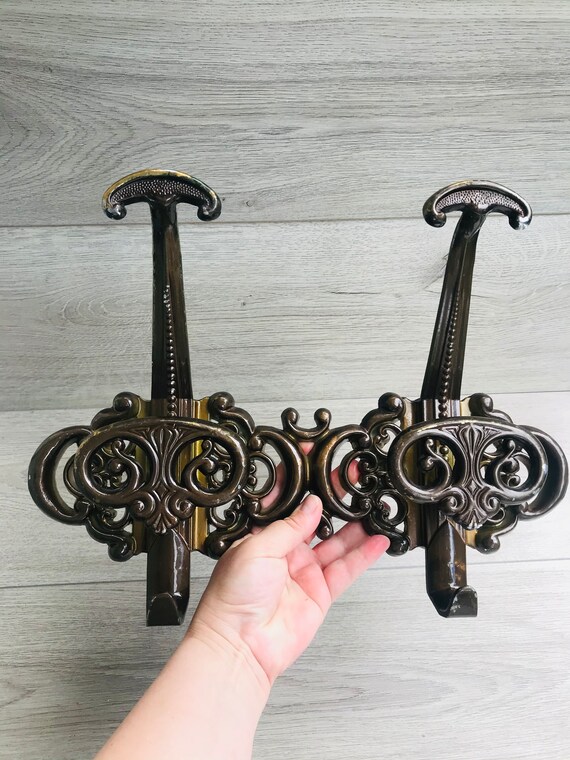 Perchero vintage Vount de pared coatrack Perchero de granja Decoracion de entrada Ganchos de barro Gancho de pared Portacubiertas de entrada Decoracion del dormitorio Percha Perchero Etsy Espana
