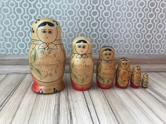 russian nesting dolls etsy