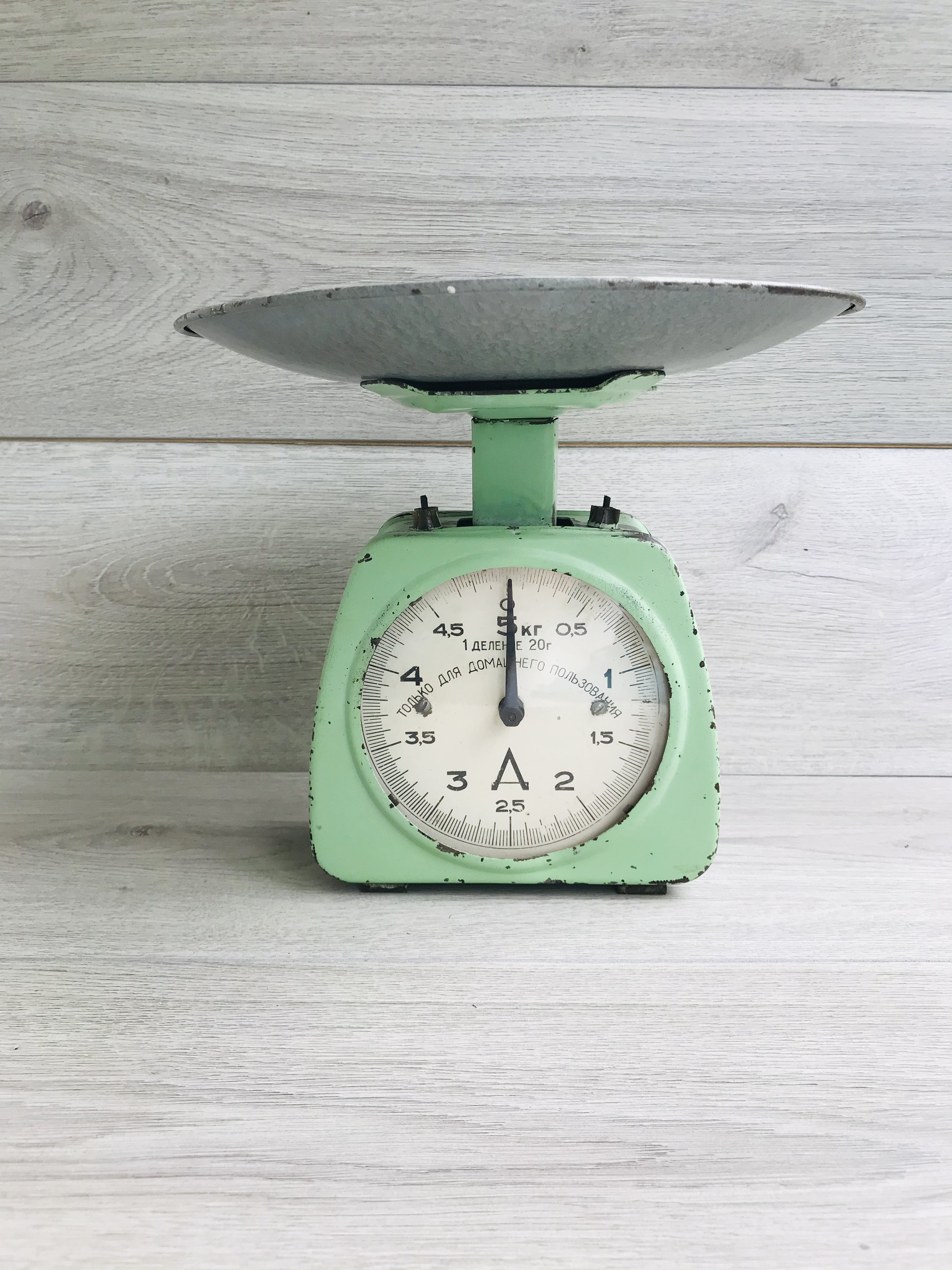 Vintage green kitchen scale Farmhouse kitchen Utility scale Etsy