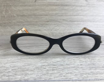 Vintage plastic glasses Etro Reading prescription glasses Spectacles frame Eyeglass frame Optical frame Glass lenses diopters Eyewear