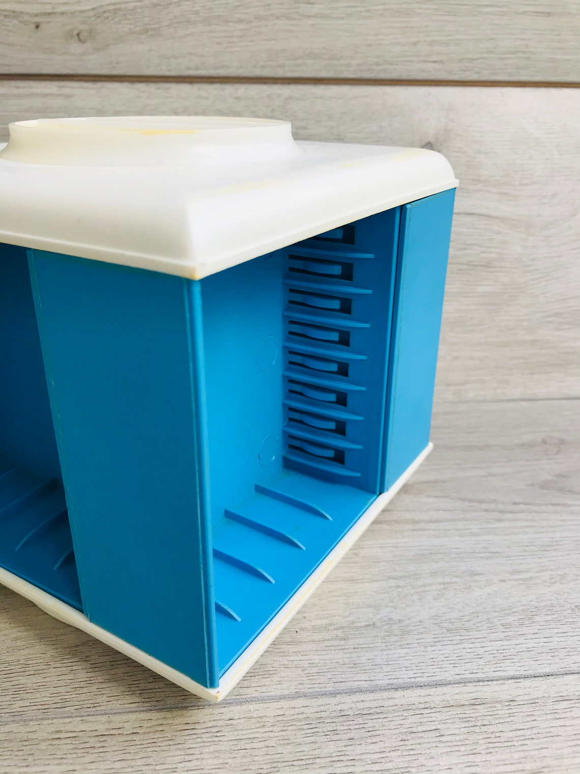 Vintage cassette rack Spinnable music tape stand holder Audio Etsy