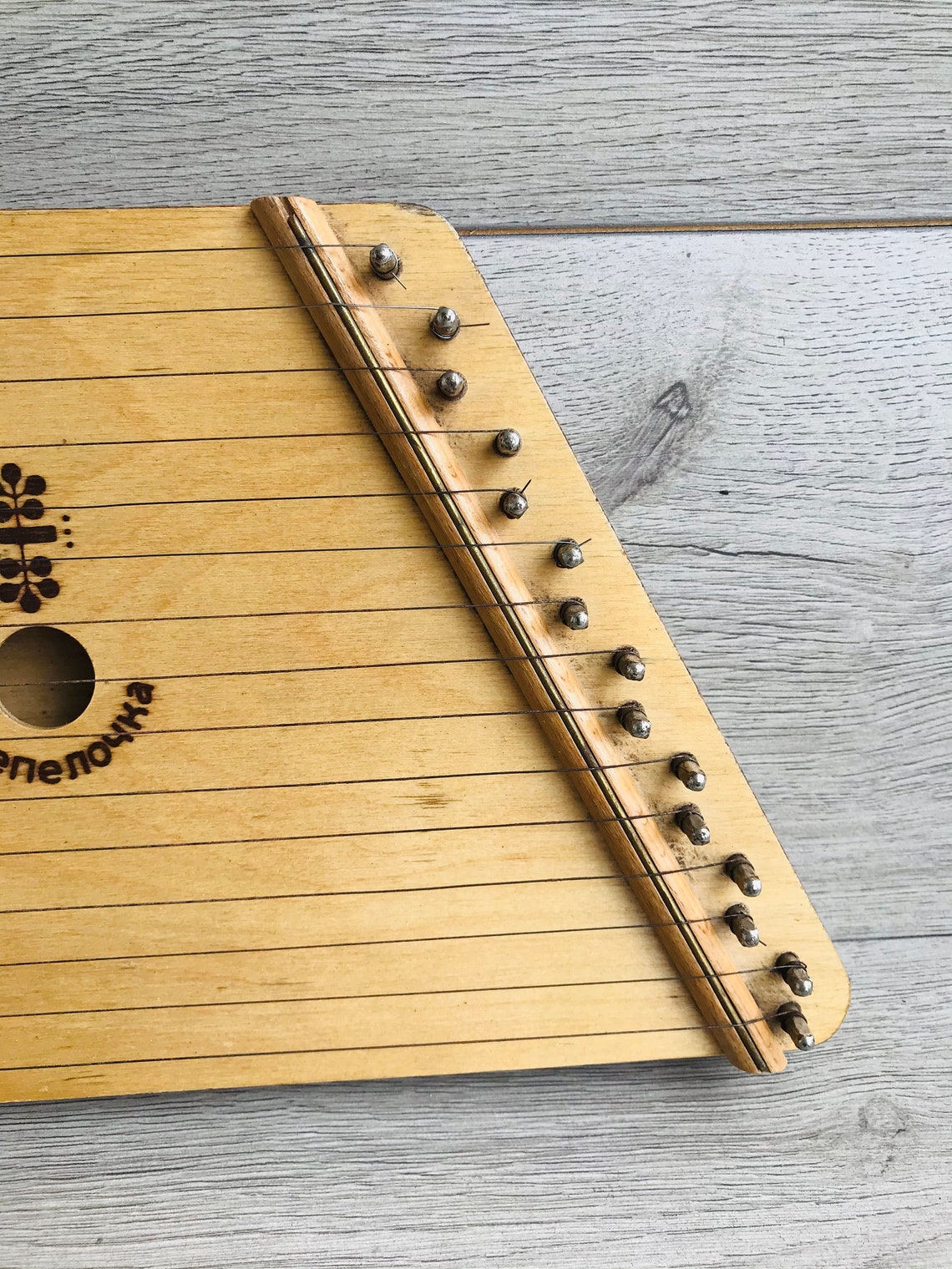 Vintage Musical Instrument Gusli Solar Psaltery Children Etsy UK