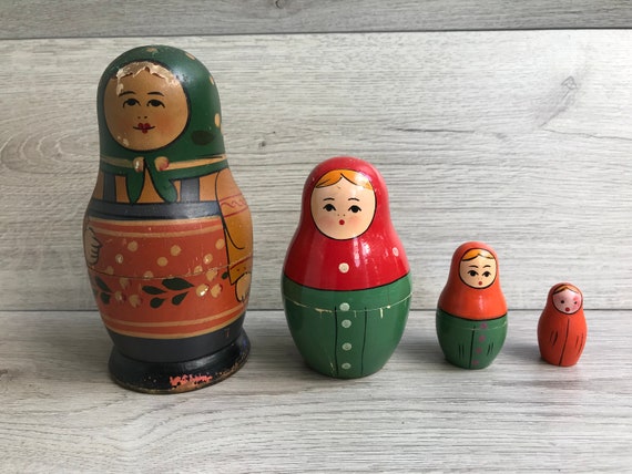 russian nesting dolls etsy