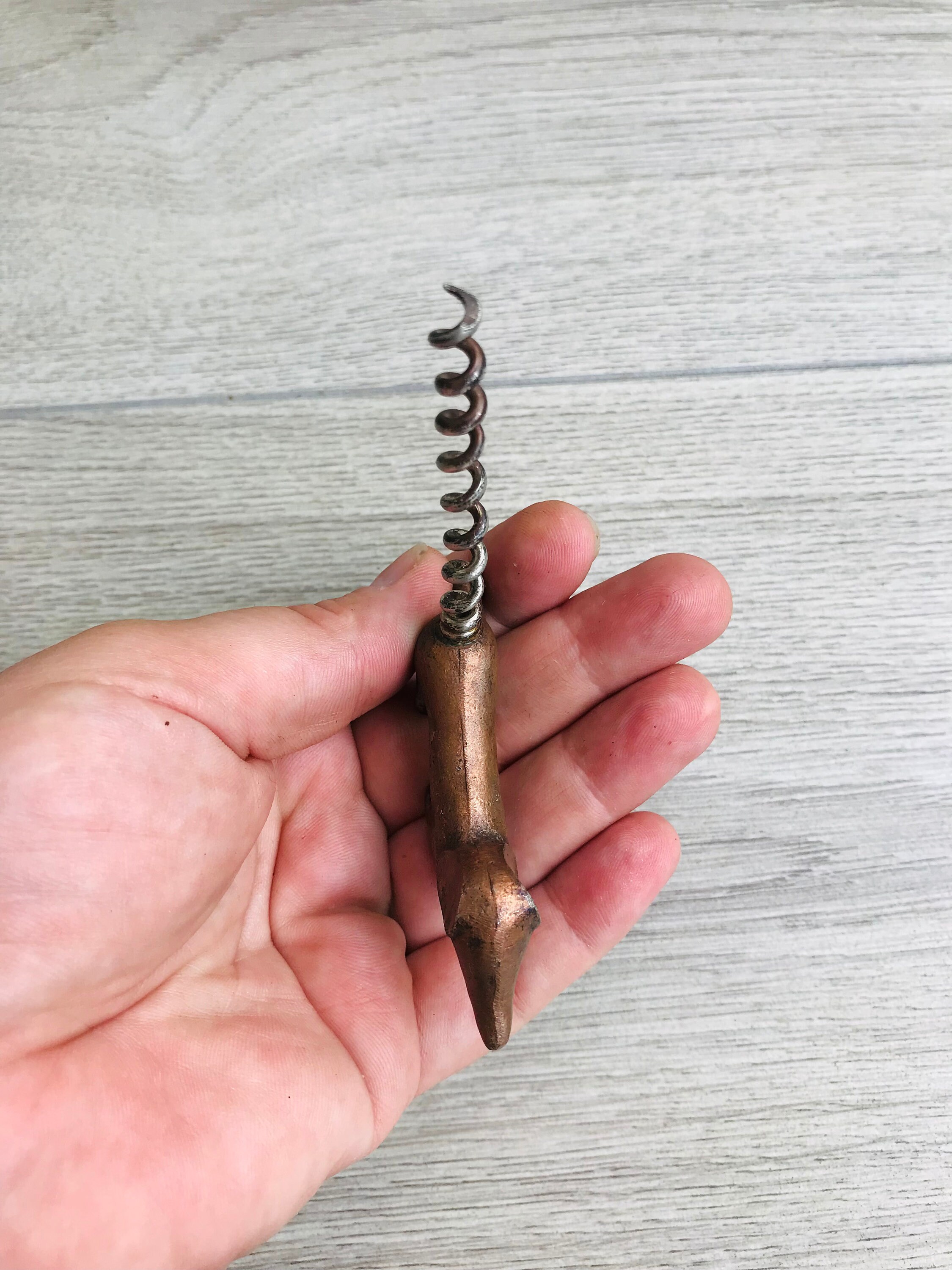 Vintage Metal Brass Wine Opener in Form Dogs Corkscrew Dog Etsy