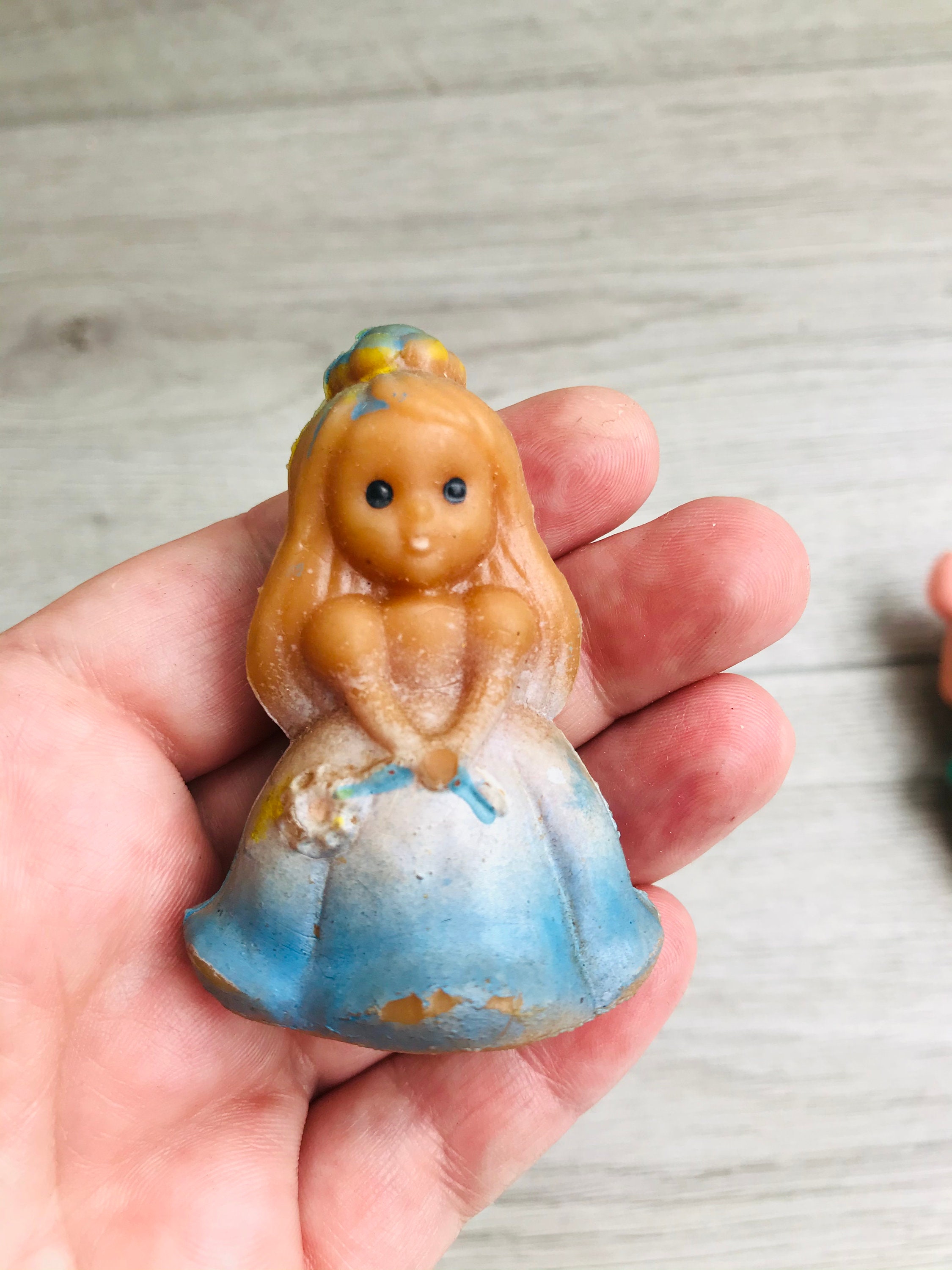 Vintage Mini Rubber Toy Piglet Bunny Princess Soviet Small Toy Made ...