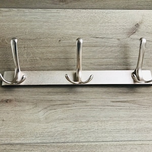 Vintage coat rack Wall vount coatrack Farmhouse coat rack Entryway decor Mudroom hooks Wall hook Entryway jacket rack Dorm decor Coat hanger