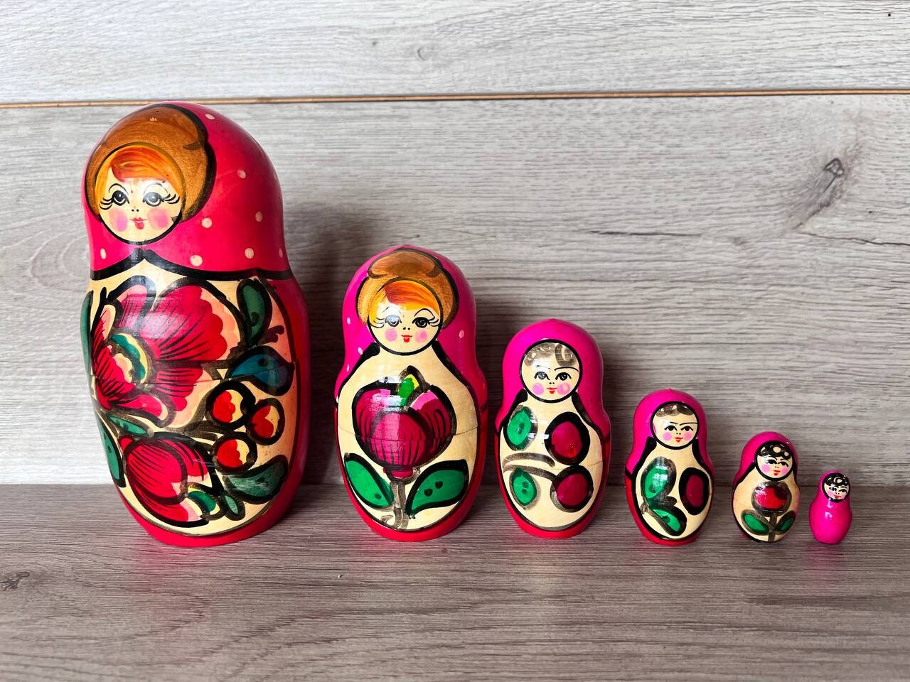 NIDONE Russische nestpoppen, 10 stuks/set, stapelbare houten matroesjka