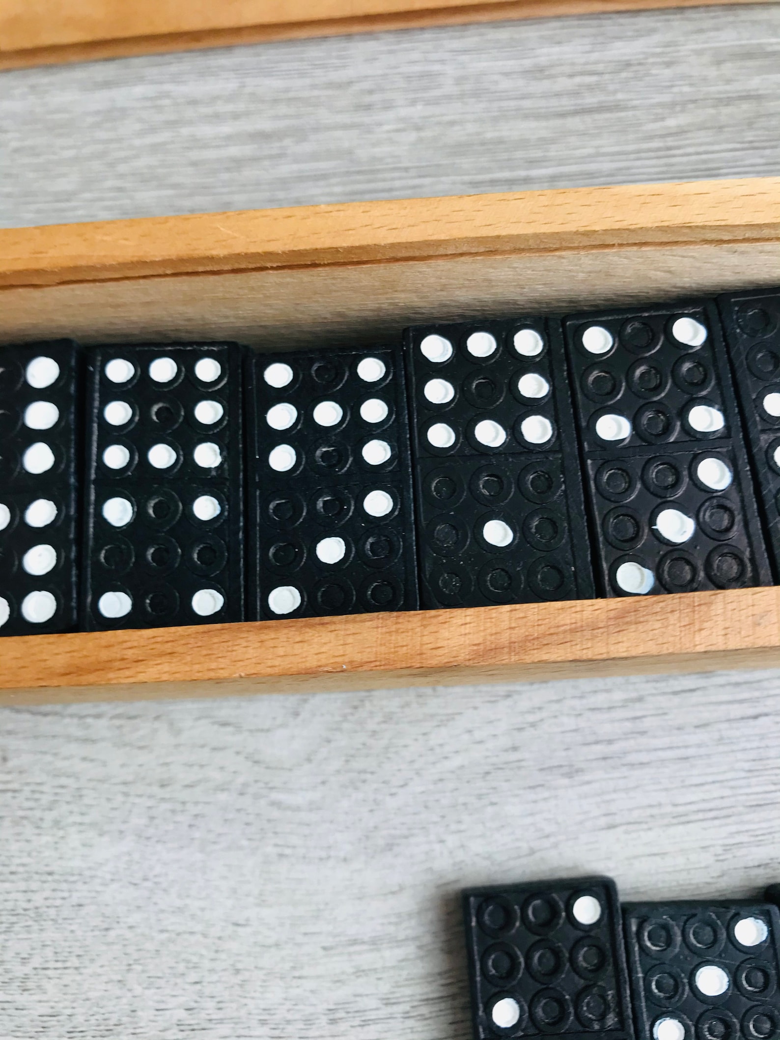 Vintage domino board game Wooden domino set Soviet table game | Etsy