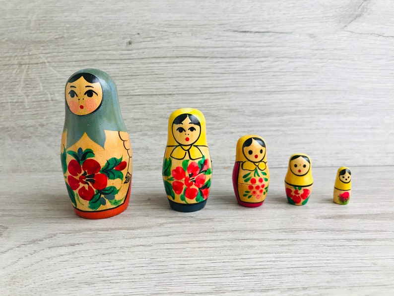 russian nesting dolls etsy