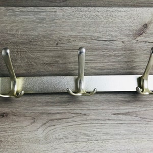 Vintage coat rack Wall vount coatrack Farmhouse coat rack Entryway decor Mudroom hooks Wall hook Entryway jacket rack Dorm decor Coat hanger