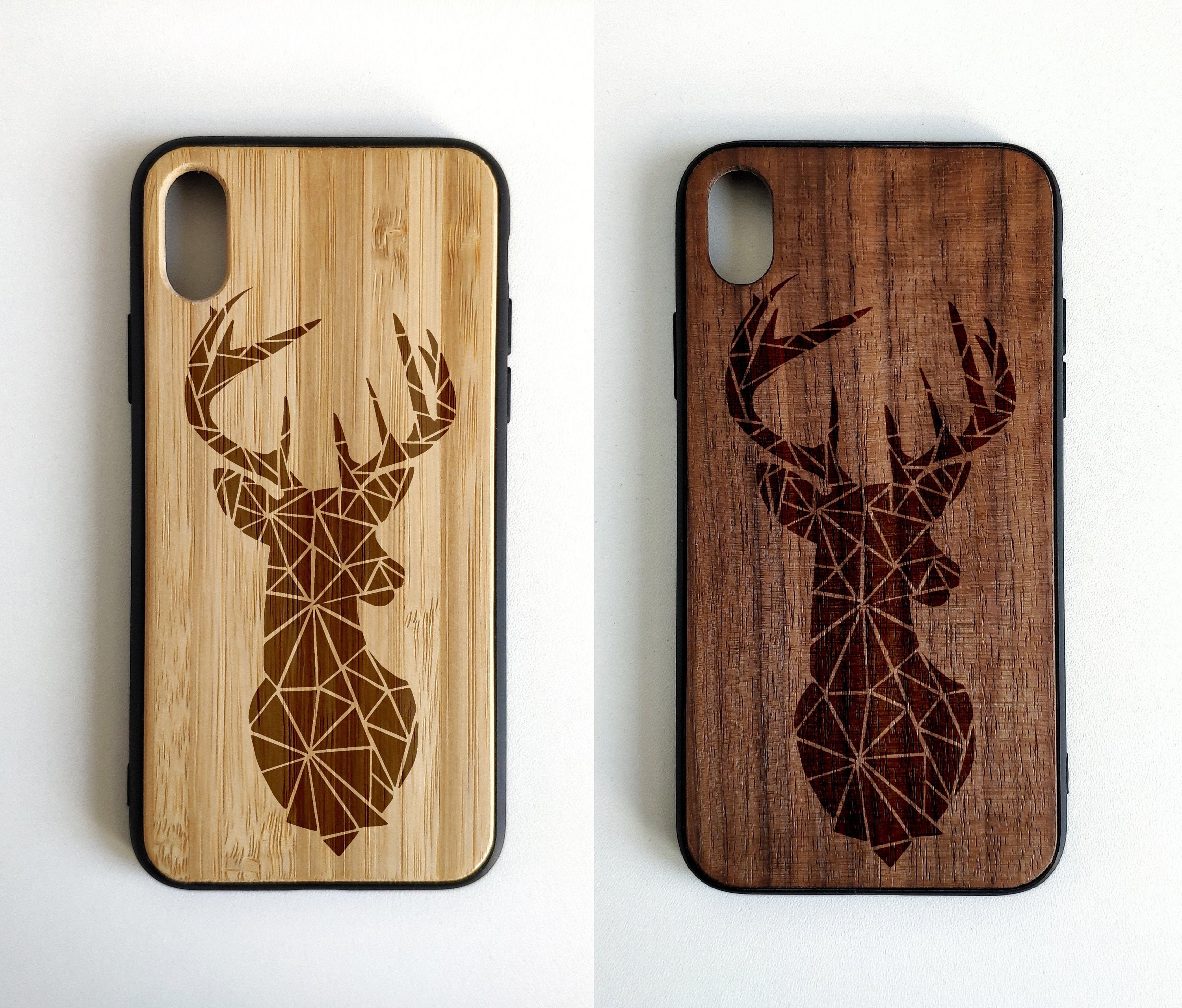 Real Wood iPhone Xr stag deer case also for iPhone Xr iPhone Etsy