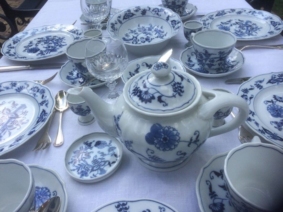 Blue Danube Breakfast Service and Tea Service 28 Pieces Etsy