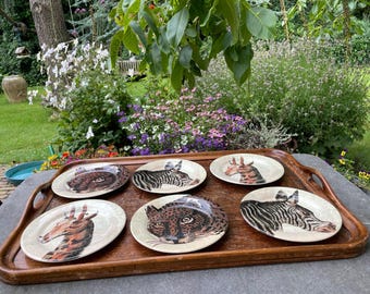 Set of 6 Gorgeous Gien France 