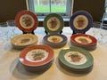 Wedgwood Sarah's Garden ontbijtbord in blauw, groen, terra of geel, cadeau voor haar, verzamelobject