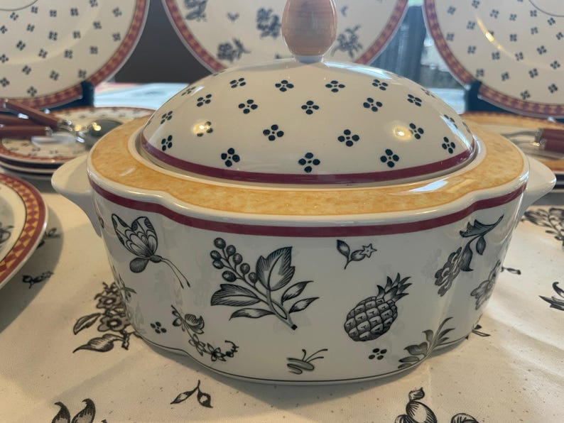Villeroy & Boch Gallo design Switch Plantation diner servies voor 6 personen, huwelijkscadeau, verjaardagscadeau image 4