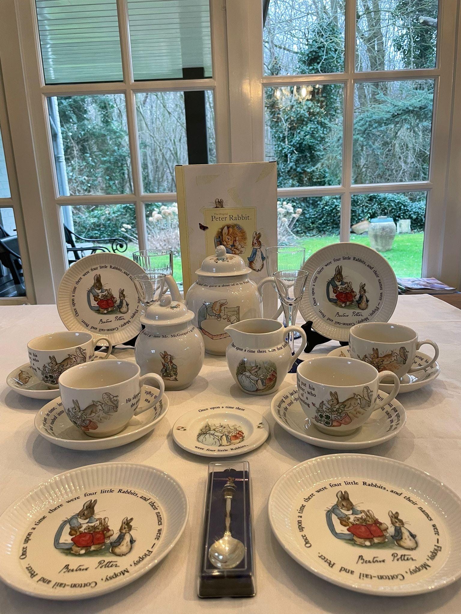 Peter rabbit tea set - Etsy 日本