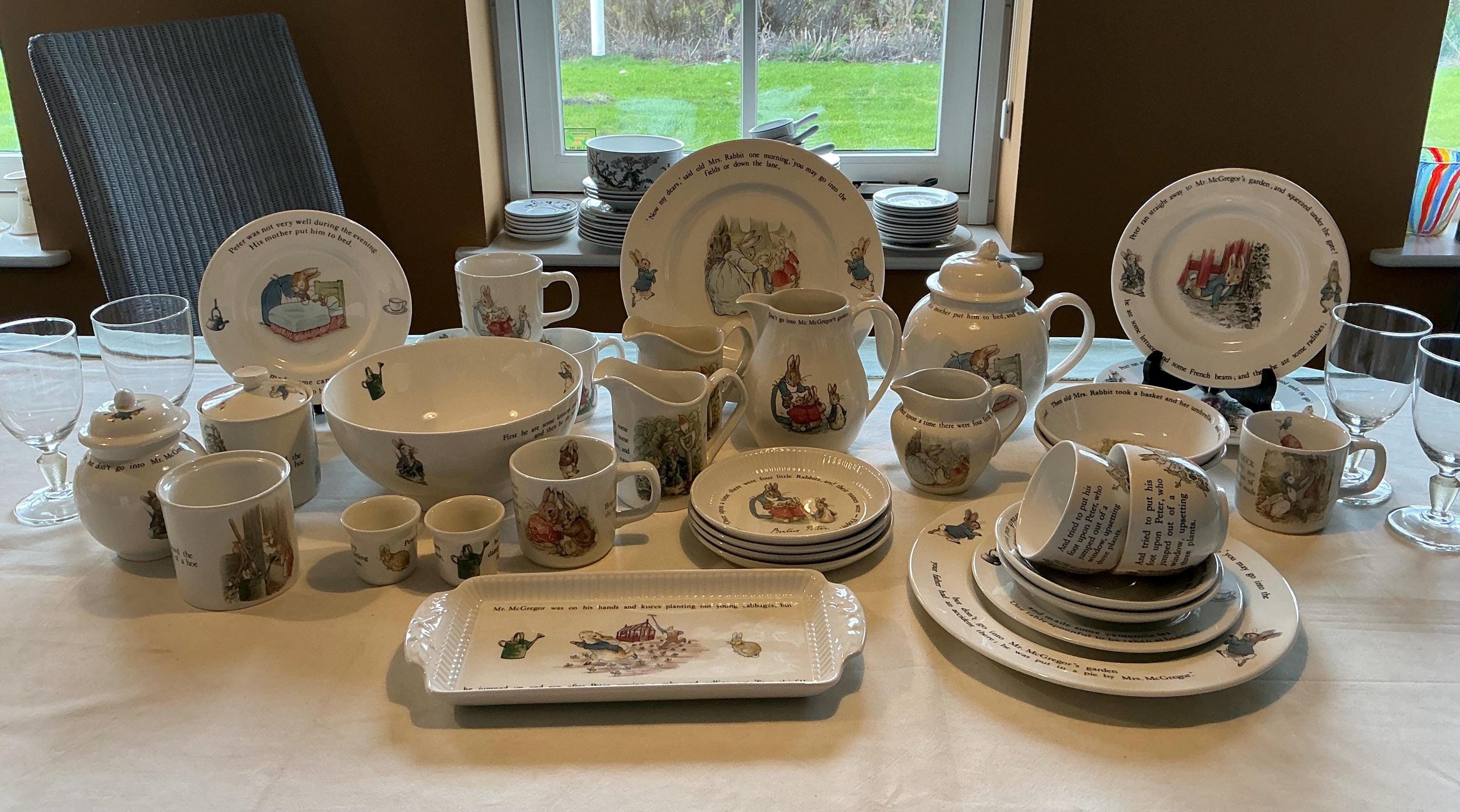 Peter rabbit tea set - Etsy 日本