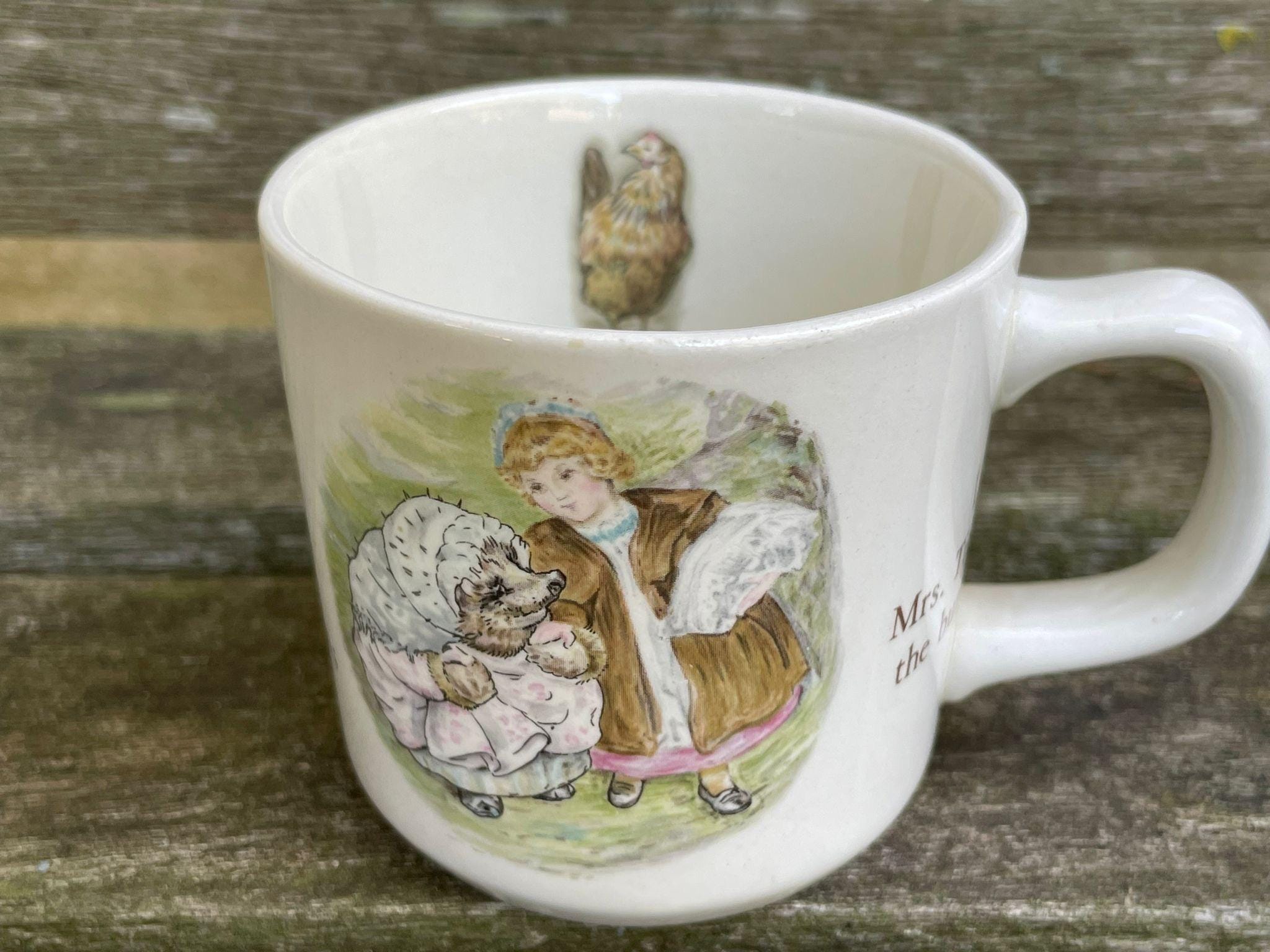 Vintage Wedgwood Mrs. Tiggy-winkle Nursery Set, Beatrix Potter